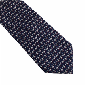 VINEYARD VINES Martha’s Vineyard Nautical‎ Boat Sea Sail Tie 100% Silk